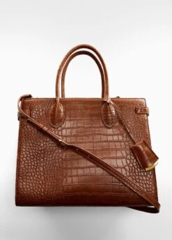 Sac Anse Double Effet Croco -Vêtements Pascher 57015802 30 D5