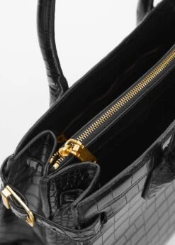 Sac Anse Double Effet Croco -Vêtements Pascher 57015802 99 D1