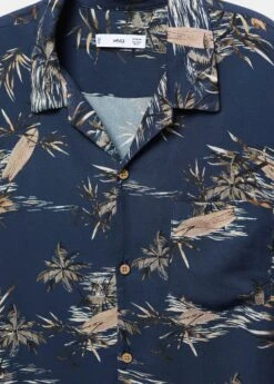 Chemise Regular-fit En Imprimé Feuilles -Vêtements Pascher 57015804 52 D8