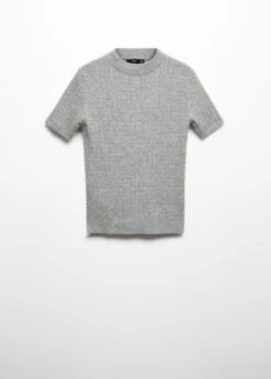 Pull-over Laine Torsades Manches Courtes 27 Pull-over Laine Torsades Manches Courtes -Vêtements Pascher 57015806 91 B