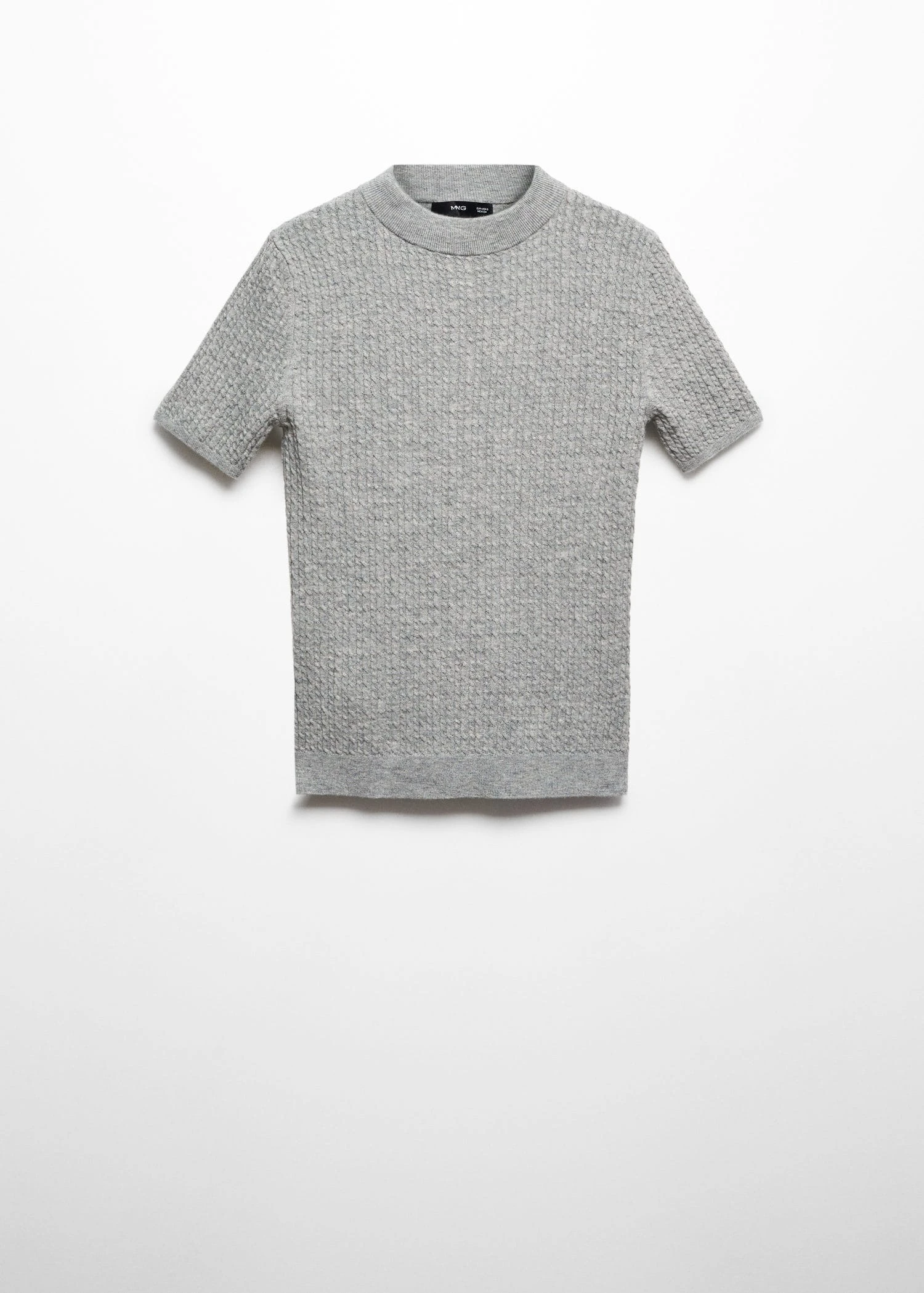 Pull-over Laine Torsades Manches Courtes 15 Pull-over Laine Torsades Manches Courtes – Image 13