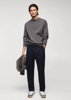 Pantalon En Laine à Fines Rayures -Vêtements Pascher 57015959 56 99999999 01