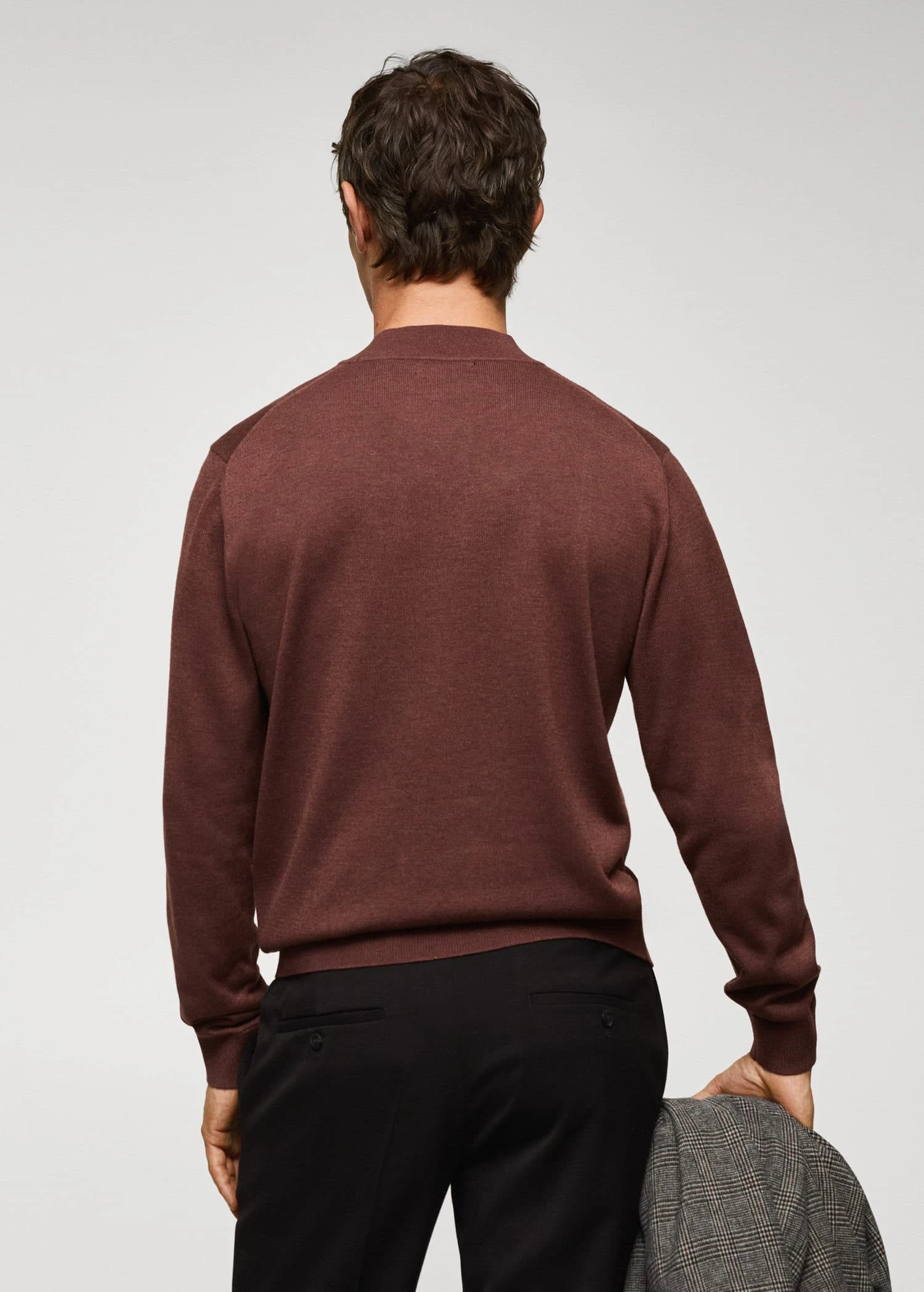 Pull-over Col Montant Tissu Recyclé 5 Pull-over Col Montant Tissu Recyclé – Image 3