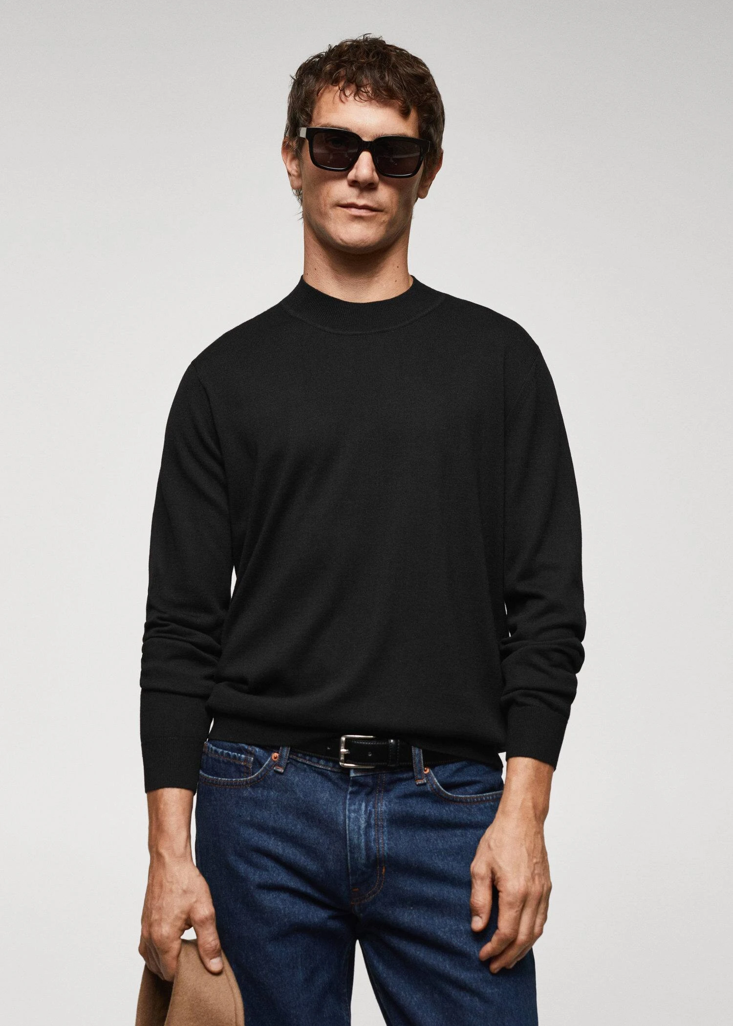 Pull-over Col Montant Tissu Recyclé 11 Pull-over Col Montant Tissu Recyclé – Image 9