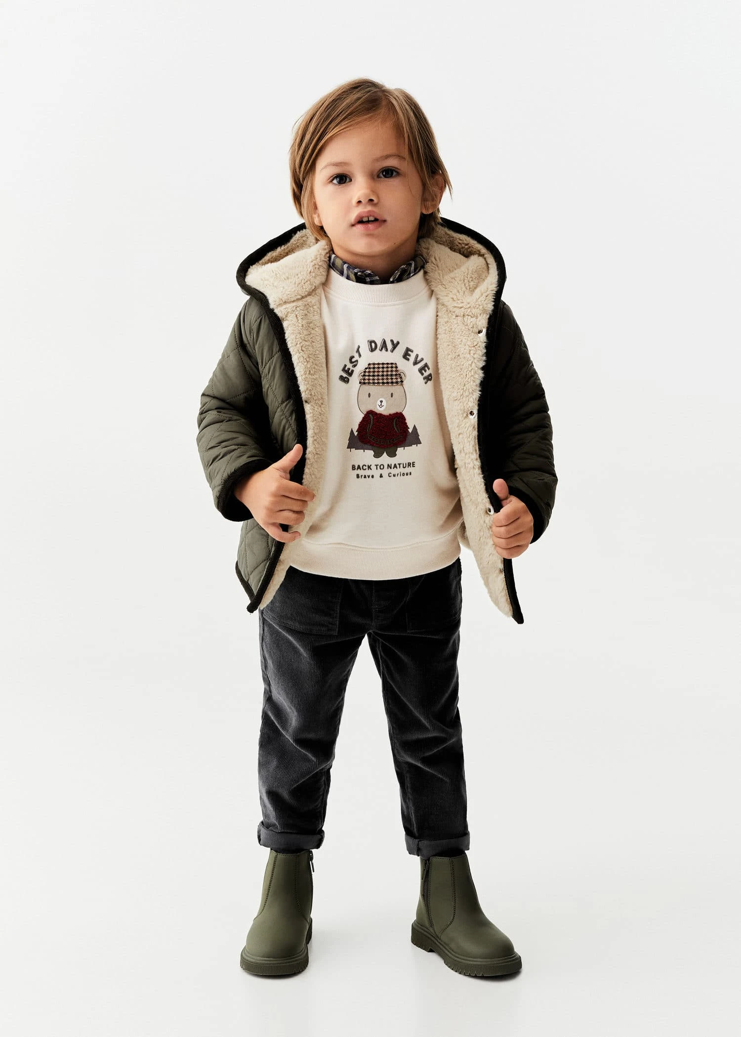 Pantalon Velours Côtelé Taille élastique 3 Pantalon Velours Côtelé Taille élastique