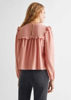 Blouse Coton Détail Volants -Vêtements Pascher 57016011 81 R
