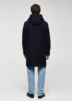 Manteau Laine Recyclée Capuche -Vêtements Pascher 57017711 56 R