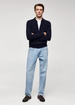 Cardigan Maille Côtelée Laine Mélangée -Vêtements Pascher 57017723 56 99999999 01