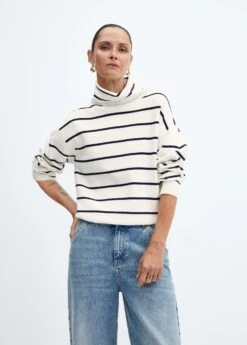 Pull-over Oversize Col Roulé