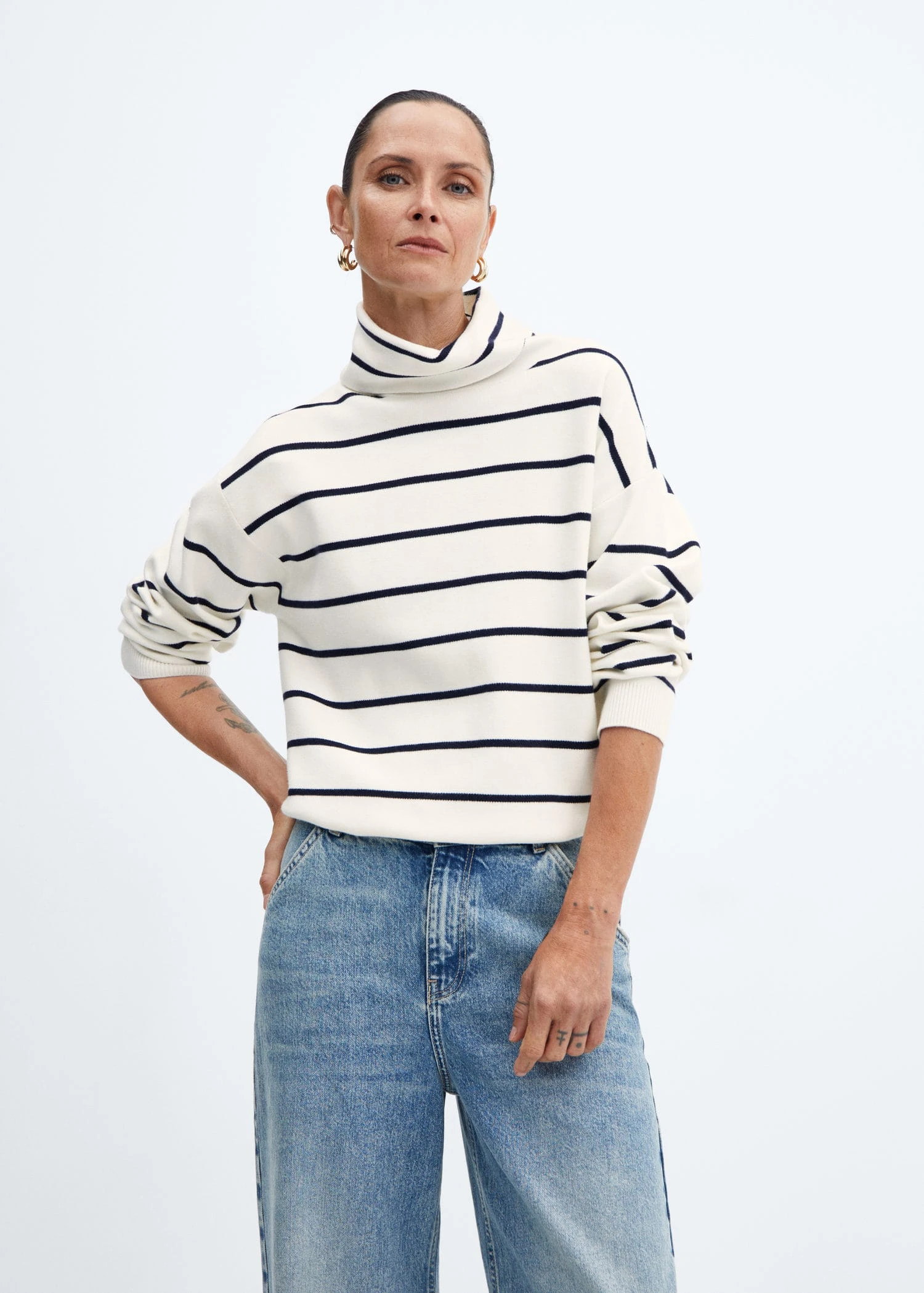 Pull-over Oversize Col Roulé 3 Pull-over Oversize Col Roulé