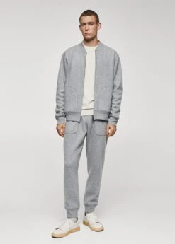 Sweat-shirt Bomber Laine Mélangée -Vêtements Pascher 57017741 94 99999999 01