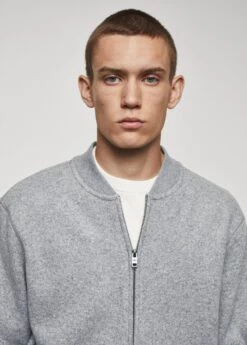 Sweat-shirt Bomber Laine Mélangée -Vêtements Pascher 57017741 94 D1