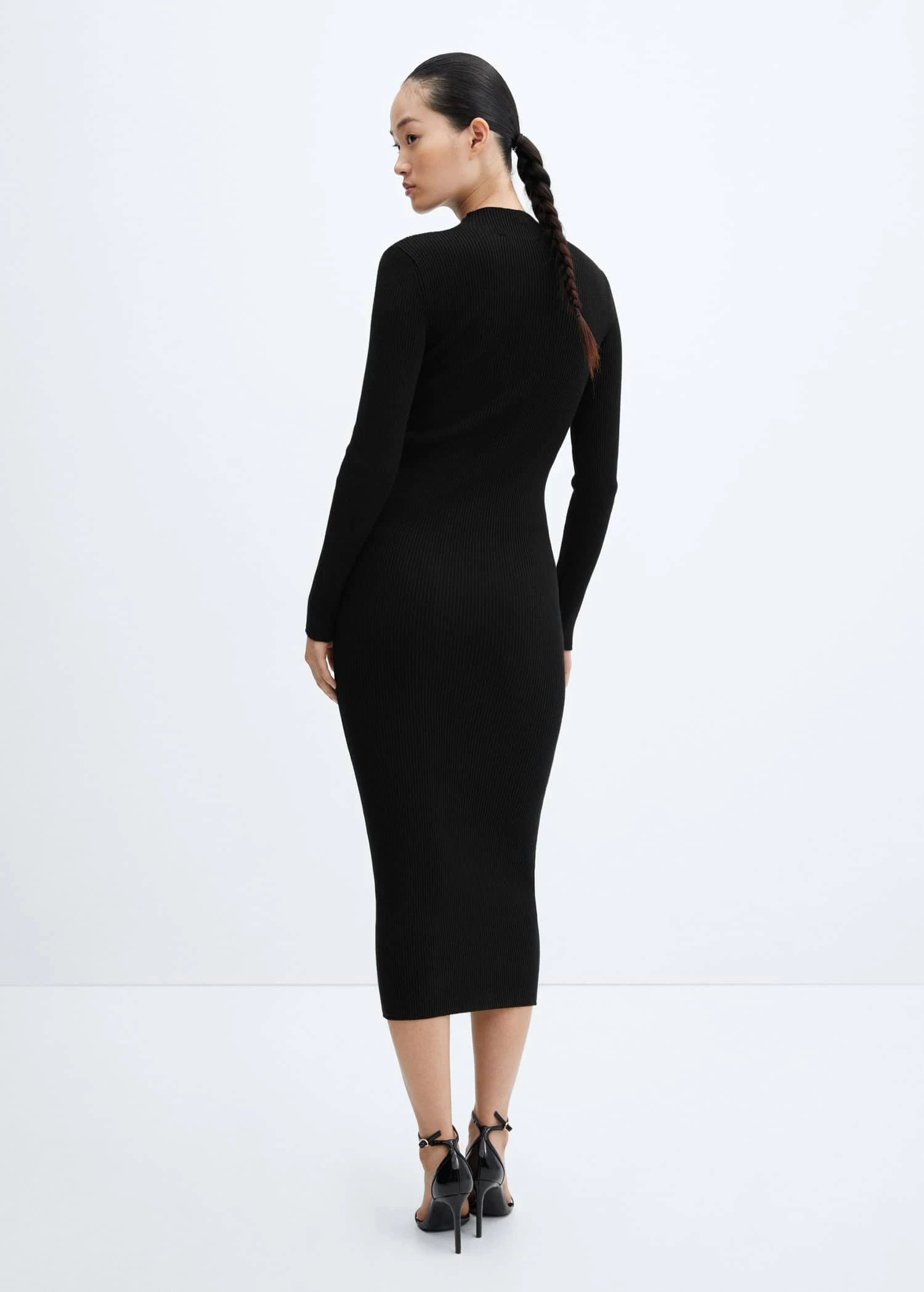 Robe Côtelée à Boutons 5 Robe Côtelée à Boutons – Image 3