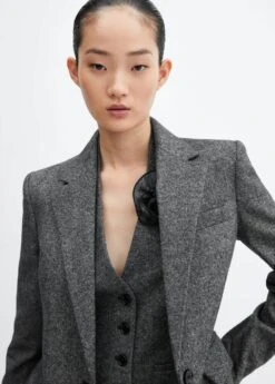 Veste De Costume En Laine -Vêtements Pascher 57018280 99 D1