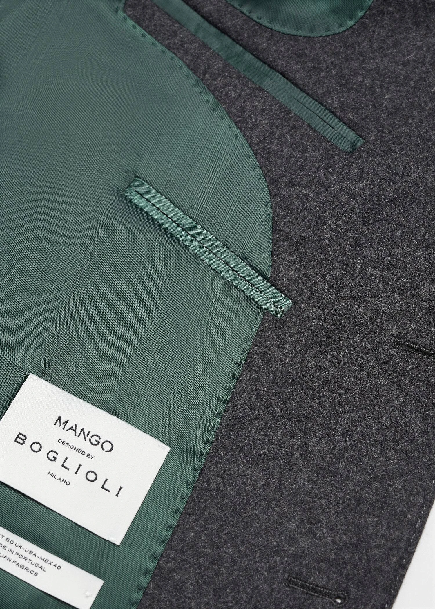 Veste Laine Vierge Mélangée 9 Veste Laine Vierge Mélangée – Image 7