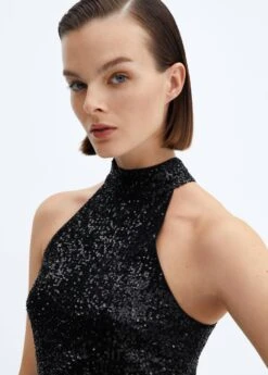 Top Emmanchures Américaines Sequins -Vêtements Pascher 57019102 99 D1