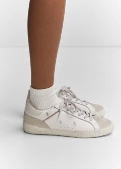 Tennis Cuir Effet Usé -Vêtements Pascher 57020031 01 D9