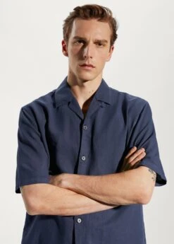 Chemise Coton-lin Col Bowling -Vêtements Pascher 57020618 56 D1