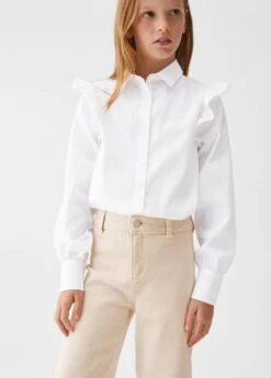 Jupe-culotte Jean Bas Effiloché