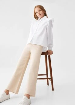 Jupe-culotte Jean Bas Effiloché 20 Jupe-culotte Jean Bas Effiloché -Vêtements Pascher 57021501 07 D2