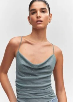 Body Drapé Détail Strass -Vêtements Pascher 57022003 43 D1