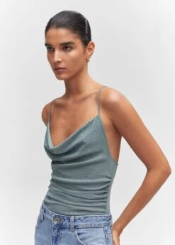 Body Drapé Détail Strass -Vêtements Pascher 57022003 43 D6