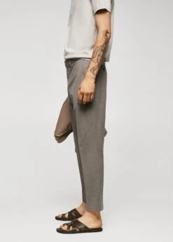 Pantalon Slim Fit Seersucker Stretch -Vêtements Pascher 57022507 35 D2