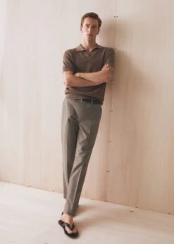 Pantalon Slim Fit Seersucker Stretch -Vêtements Pascher 57022507 35 D5