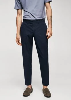 Pantalon Slim Fit Seersucker Stretch -Vêtements Pascher 57022507 56