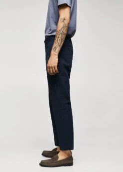 Pantalon Slim Fit Seersucker Stretch -Vêtements Pascher 57022507 56 D2