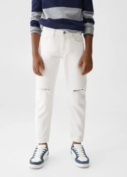 Jean Dad Déchirures Décoratives -Vêtements Pascher 57022519 01 D6