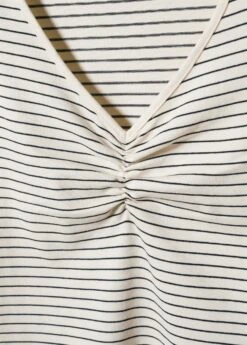 T-shirt Coton Détail Froncé -Vêtements Pascher 57022888 05 D8