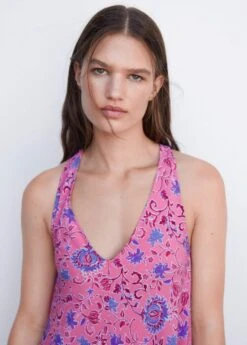 Robe Fleurie Col V -Vêtements Pascher 57022890 85 D1