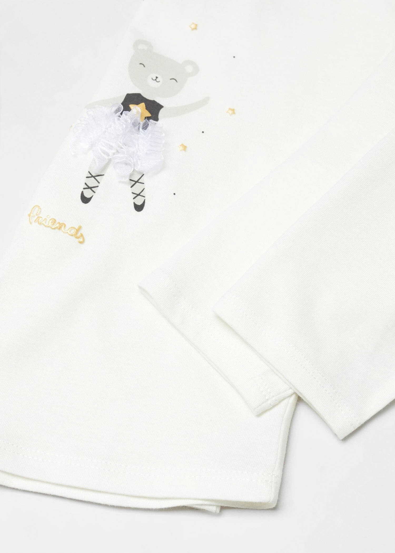 T-shirt Manches Longues Imprimé Relief 6 T-shirt Manches Longues Imprimé Relief – Image 4