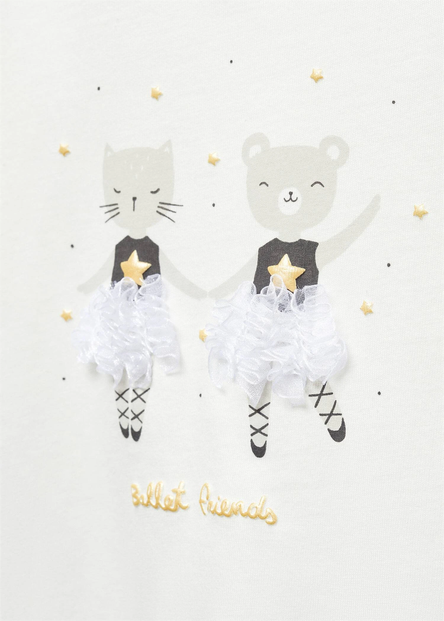 T-shirt Manches Longues Imprimé Relief 4 T-shirt Manches Longues Imprimé Relief – Image 2