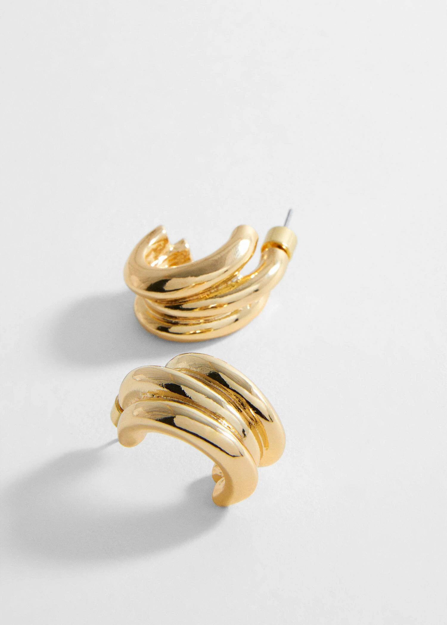 Boucles D'oreilles Trois Anneaux 5 Boucles D'oreilles Trois Anneaux – Image 3