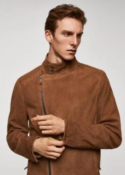 Blouson Perfecto Cuir Daim -Vêtements Pascher 57024385 30 D1