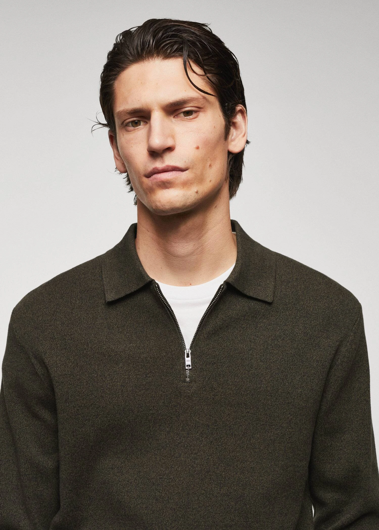 Polo Maille Coton Fermeture Éclair 6 Polo Maille Coton Fermeture Éclair – Image 4