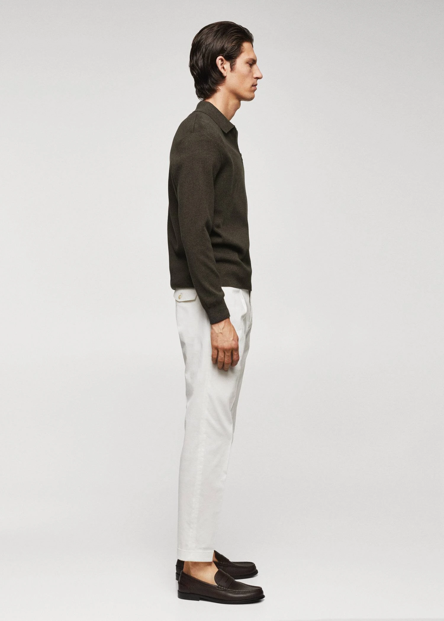 Polo Maille Coton Fermeture Éclair 7 Polo Maille Coton Fermeture Éclair – Image 5