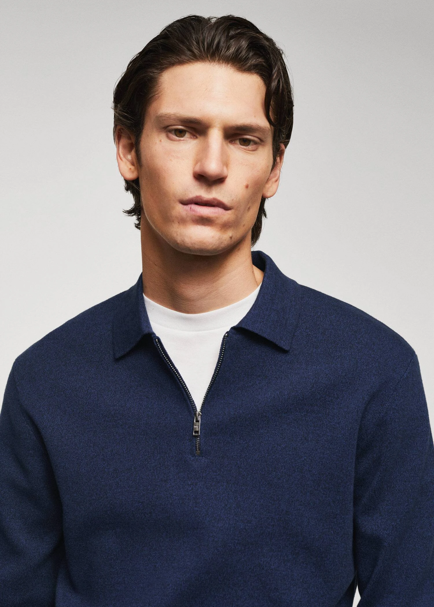 Polo Maille Coton Fermeture Éclair 13 Polo Maille Coton Fermeture Éclair – Image 11
