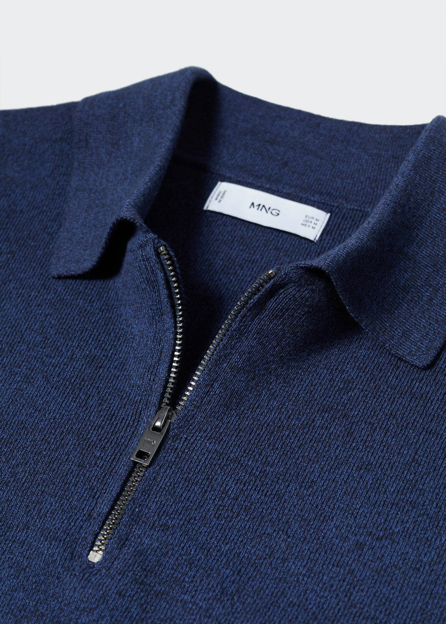 Polo Maille Coton Fermeture Éclair 15 Polo Maille Coton Fermeture Éclair – Image 13