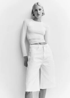 Bermuda Jean Bas Effiloché 13 Bermuda Jean Bas Effiloché -Vêtements Pascher 57024428 01 D2