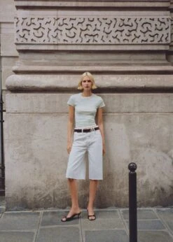 Bermuda Jean Bas Effiloché 15 Bermuda Jean Bas Effiloché -Vêtements Pascher 57024428 01 D7