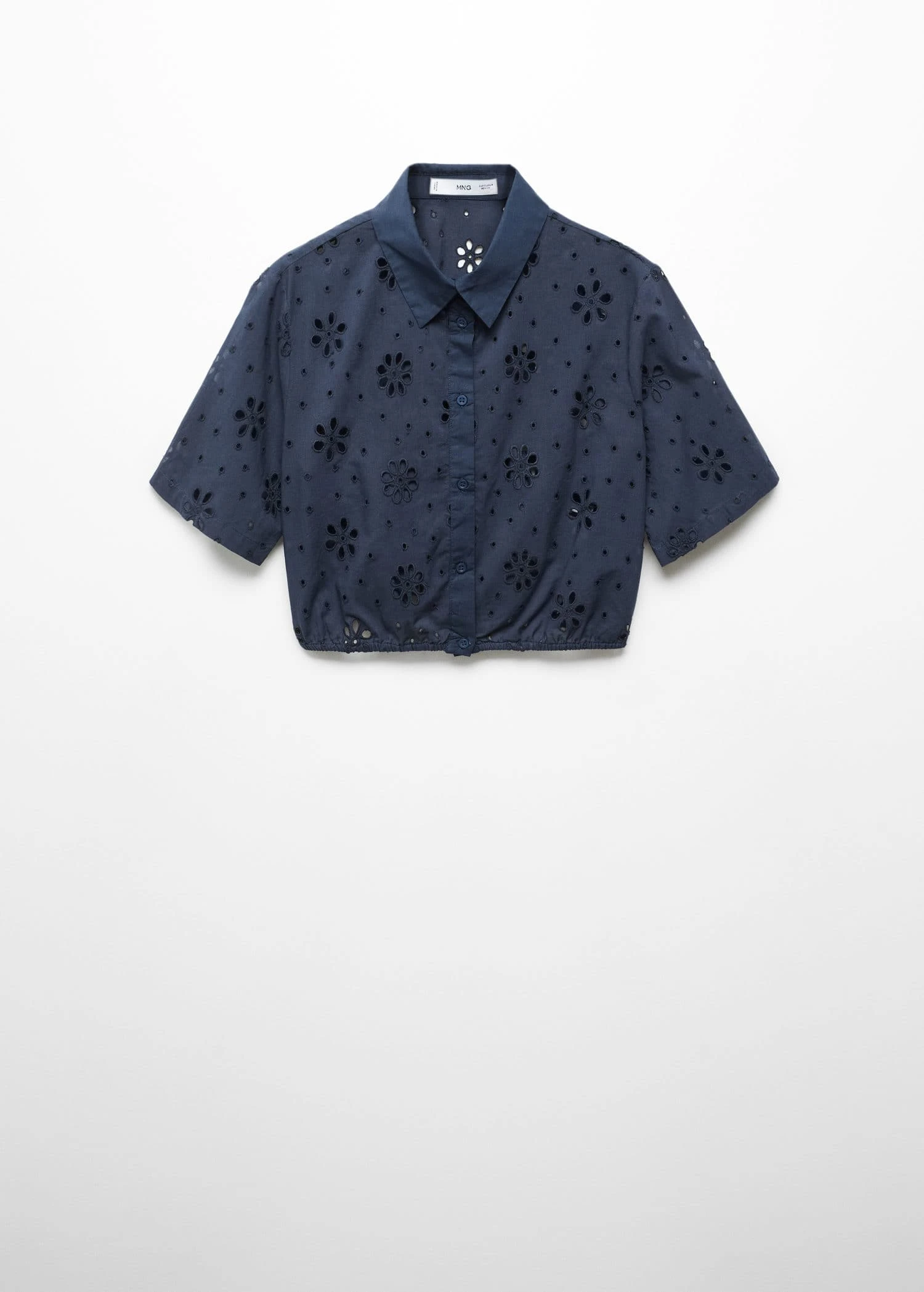 Chemise Brodée Crop 8 Chemise Brodée Crop – Image 6