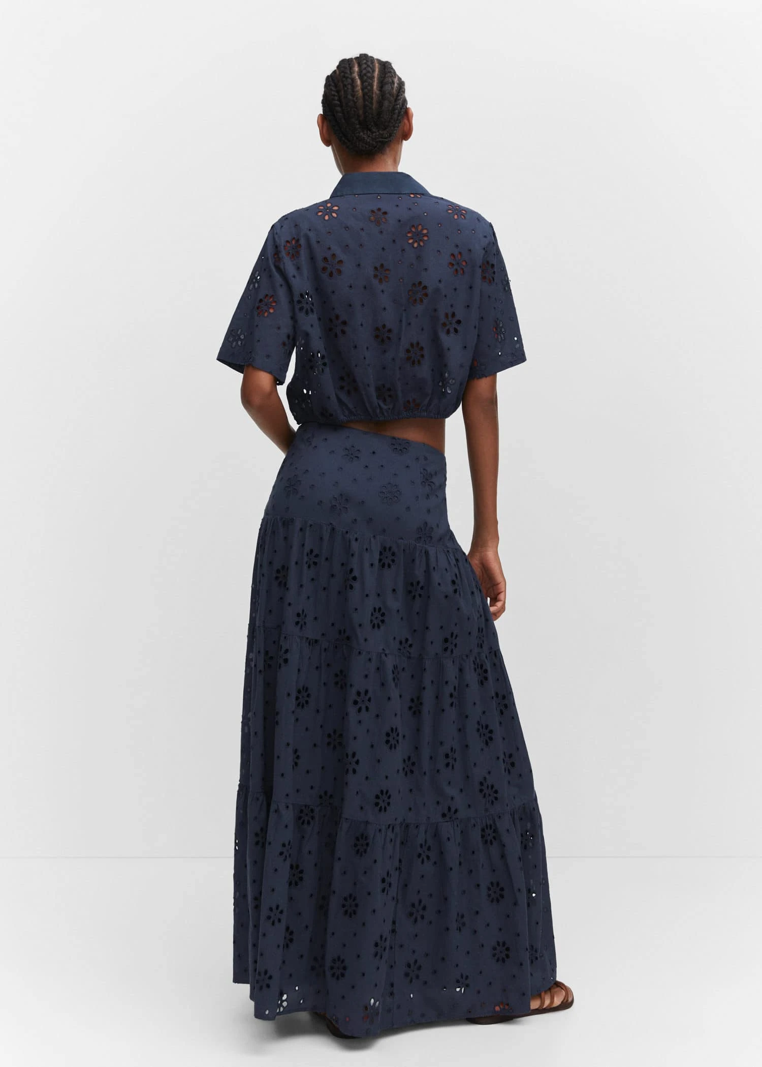 Chemise Brodée Crop 5 Chemise Brodée Crop – Image 3