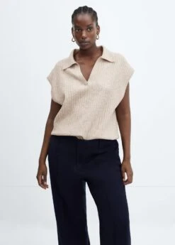 Gilet Maille Col Polo 19 Gilet Maille Col Polo -Vêtements Pascher 57025796 06 D5