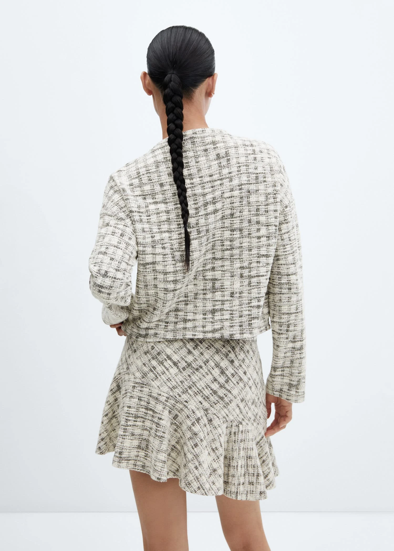 Pull-over Tweed Col Rond 5 Pull-over Tweed Col Rond – Image 3