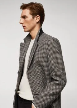 Manteau Laine Pied-de-poule 16 Manteau Laine Pied-de-poule -Vêtements Pascher 57025952 99 D4