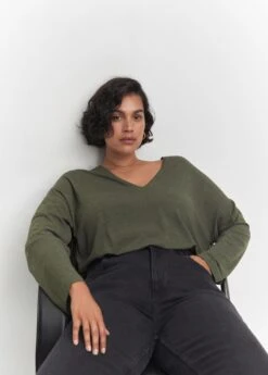 T-shirt Manches Longues Col V -Vêtements Pascher 57025956 37 D4