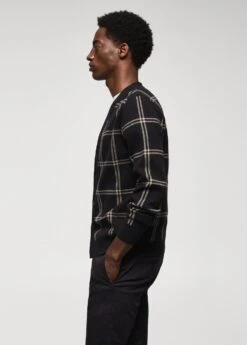 Cardigan Maille Fine Carreaux-fenêtres 14 Cardigan Maille Fine Carreaux-fenêtres -Vêtements Pascher 57025967 99 D2